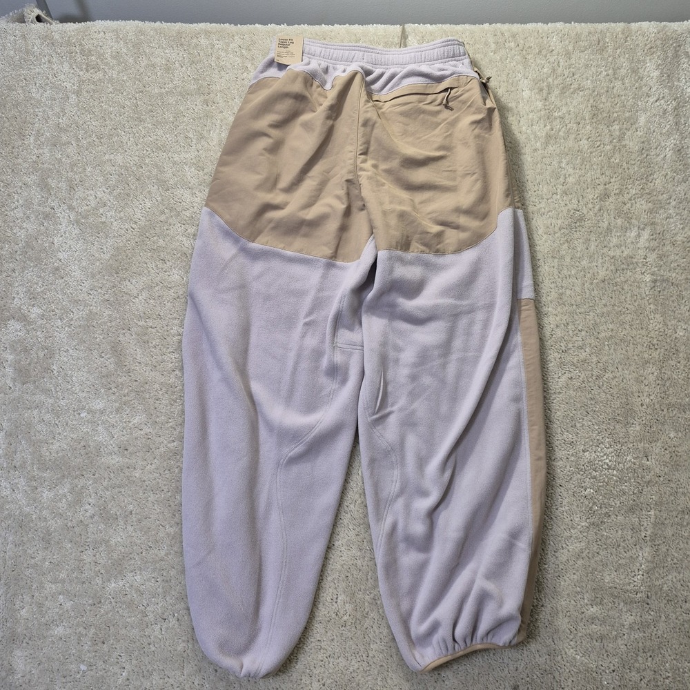 Nike ACG Wolf Tree Fleece Pants Mens Small Beige Polartec Streetwear Outdoor New - Picture 15 of 16